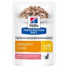 Hill's Prescription Diet Feline C/D Multicare Saumon SACHETS 12 x 85 grs