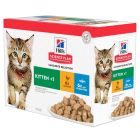 Hill's Science Plan Feline Kitten Healthy Development Pack Mixte 12 x 85 g