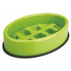 M-pets Fishbone gamelle anti-glouton ovale verte