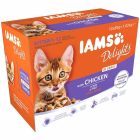 IAMS Delights Poulet en sauce chaton 12 x 85 grs