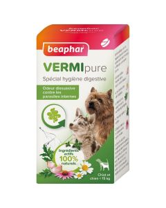 Beaphar Vermipure comprimés purge aux plantes pour chiot et petit chien 50 cps- La Compagnie des Animaux