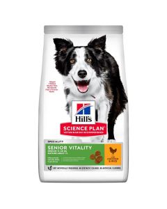 Hill's Science Plan Youthful Vitality Chien Medium Breed adult 7+ poulet 10 kg- La Compagnie des Animaux