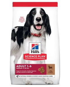 Hill's Science Plan Canine Adult Medium Agneau & Riz 14 kg