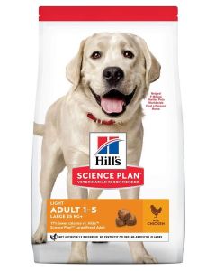 Hill's Science Plan Canine Adult Light Large Breed Poulet 14 kg