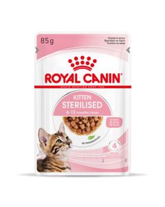 Royal Canin Kitten Sterilised 12 x 85 grs - La Compagnie des Animaux