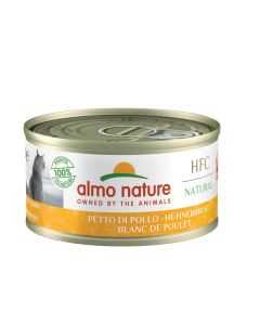 Almo Nature Chat Natural HFC Blanc Poulet 24 x 70 g