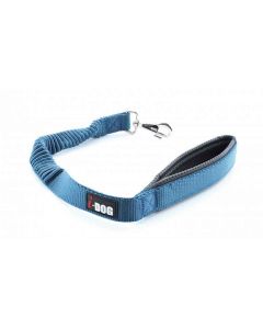 I-DOG Laisse Confort Elastique Bleu/Gris 60 cm - Dogteur