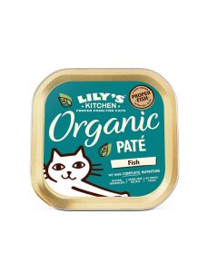 Lily's Kitchen Organic Délice de Poisson Bio pour Chat 19 x 85 g- La Compagnie des Animaux