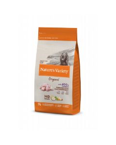 Nature's Variety Croquettes Original No Grain Chien Adult Medium/Maxi Dinde 2 kg - Destockage