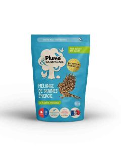 Plume & Compagnie Mélange de graines énergie 1,2 kg - Destockage