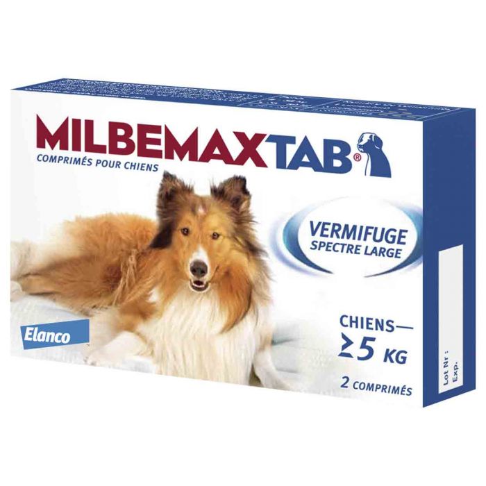 MILBEMAX CHEWY GRAND CHIEN 4 COMPRIMES - Vermifuge - Pharmacie de