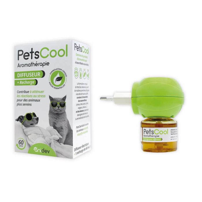 Petscool Diffuseur + Recharge 40 ml, Chat & Chien