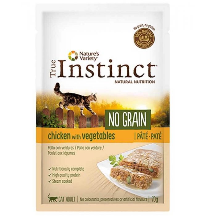 True Instinct No Grain Chat Poulet Pochon 70 G Adulte Dogteur